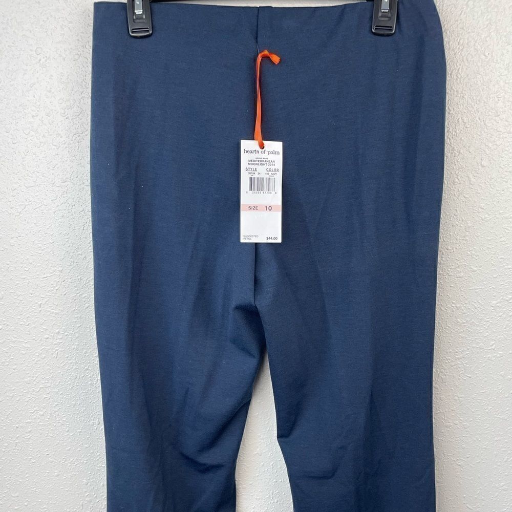 NWT Hearts of Palm Navy Blue Pants Size 10 - Picture 5 of 6